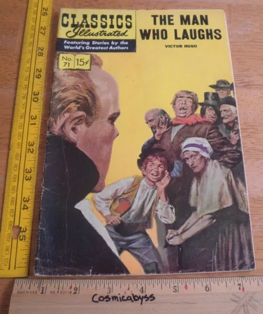 Classics Illustrated Comic #71 The Man Who Laughs Days VG 1960's HRN 165