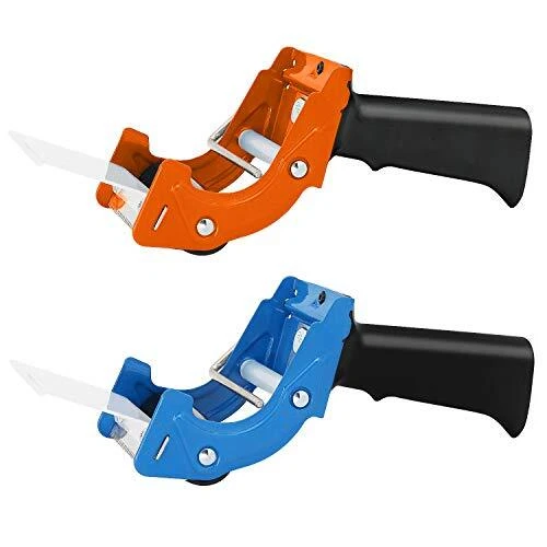 2 Pack 3 inch Tape for Packing Boxes Packaging Tape Dispenser with Quick ...