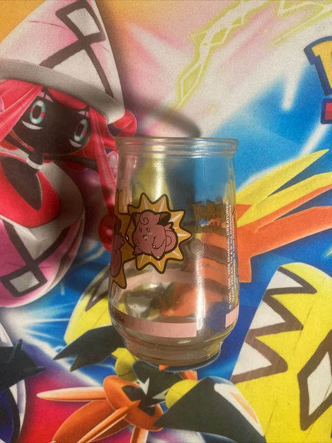 Vintage Pokemon Welch's Glass Jelly Jar #35 Clefairy
