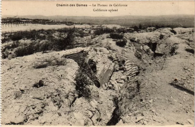 CPA AK Militaire - Chemin des Dames - Le Plateau de Californie (695643)