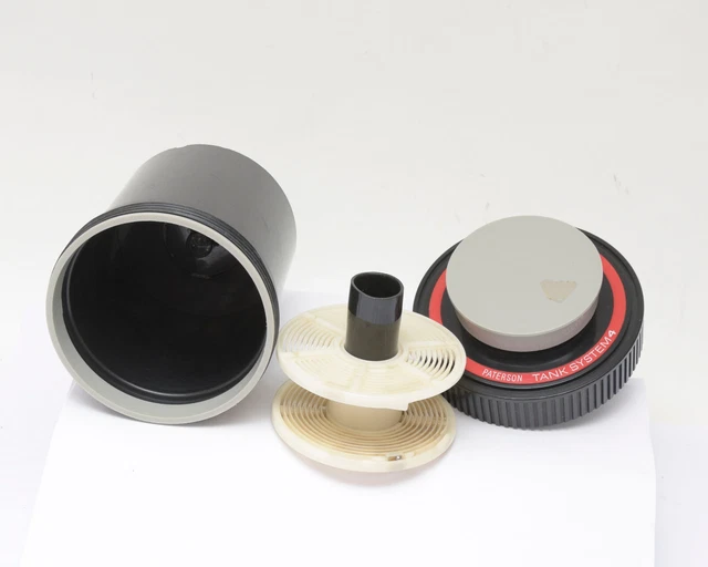 Sistema de tanque Paterson 4 caja de desarrollo con 1 bobina n.o 1272