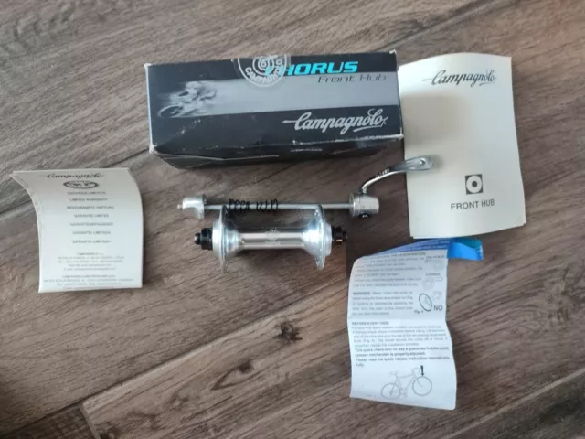 NOS NIB 2000s Campagnolo Chorus Front hubset 36h new in box Mozzo Nuovo Mint New