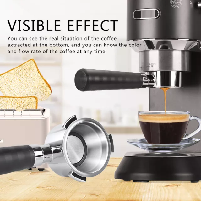 Espressomaschine Siebträger 51mm Ersatzgriff Pod für Delonghi Kaffeemaschine