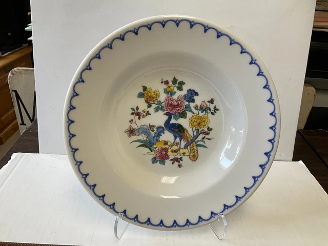 CMStP&P Milwaukee Road Railroad Dining Car China Peacock 7 3/4" Salad Bowl