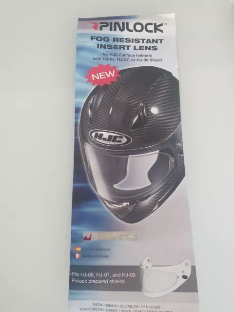 Pinlock visiere casque fog  HJC