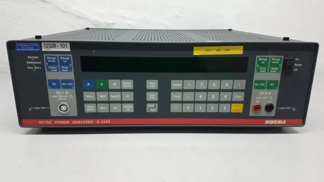 AC/DC Power Analyzer (Leistungsmessgerät), Norma D-5235