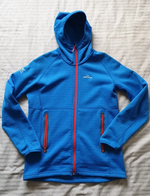 Mens Kathmandu XT Surna Jacket Hooded Fleece Blue Small FREE POST