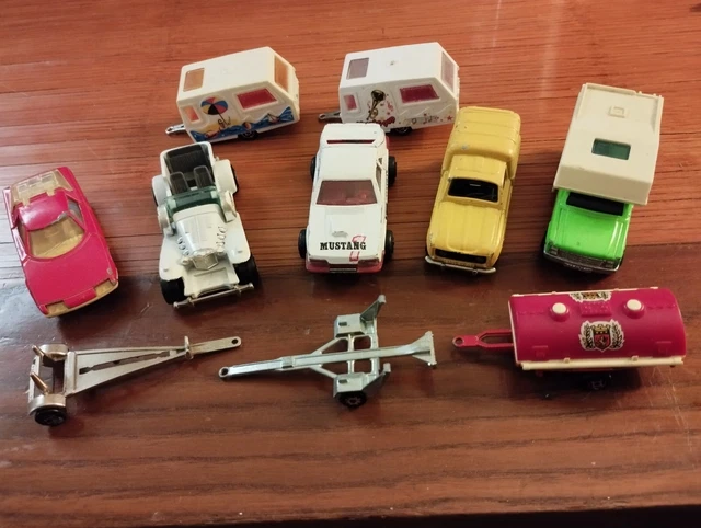 Lot De 35 Voitures Miniatures Majorette Vintage - Métal - Divers Modèles - Occasion