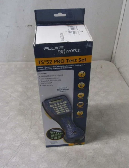 Fluke Networks 52801004 TS52 PRO Telephone Test Set with 346A Plug