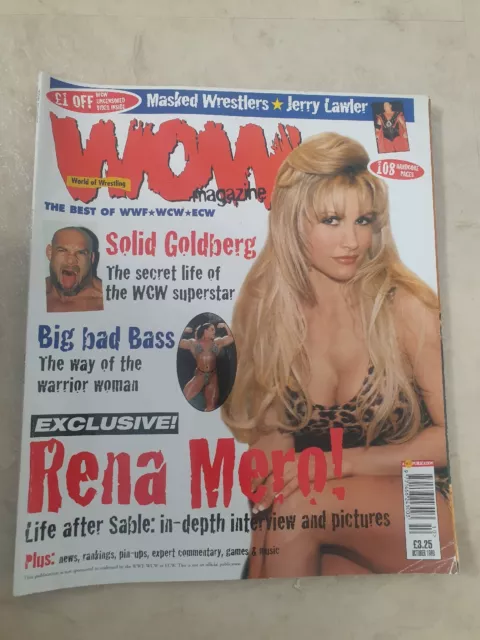 WOW Magazine World Of Wrestling October 1999 Vol 1 Issue 5 WWF WCW ECW WWE nWo