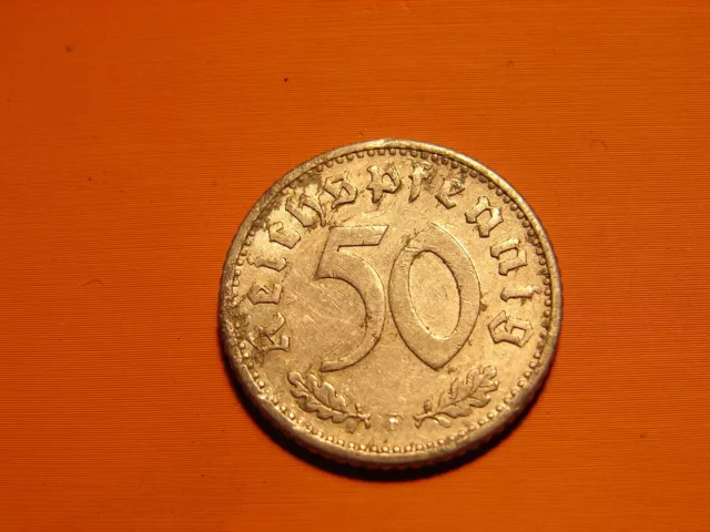 Allemagne. Iii Reich. 50 Reichspfennig 1935.F.