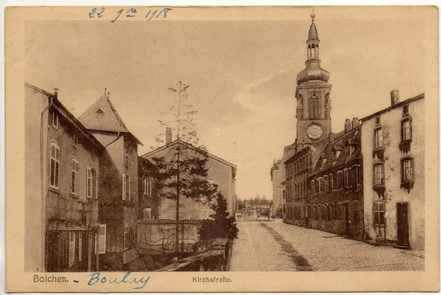 BOULAY Bolchen moselle CPA 57 la rue de l'église