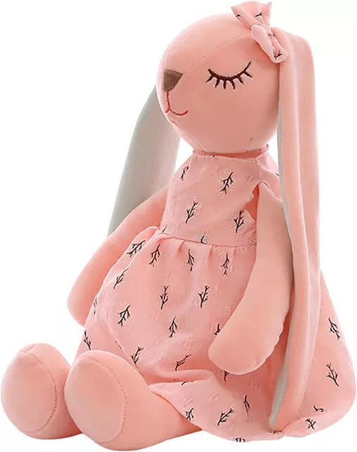 35cm Bunny Rabbit Plush Toys Stuffed Animal Doll Kids Baby Birthday Easter Gift`