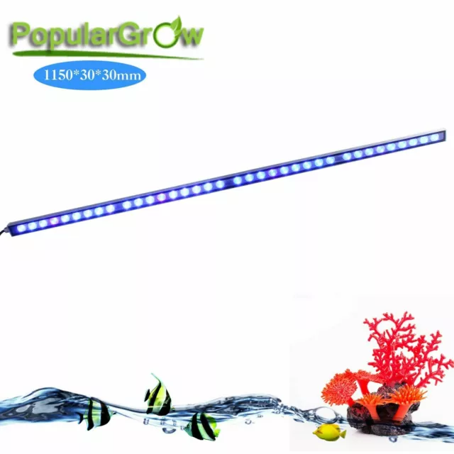 108W Blue LED Aquarium light Bar 470nm Spectrum Strip For fish Reef Coral Tank