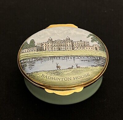 Crummles & Co The Badminton House England Trinket Box Hard To Find