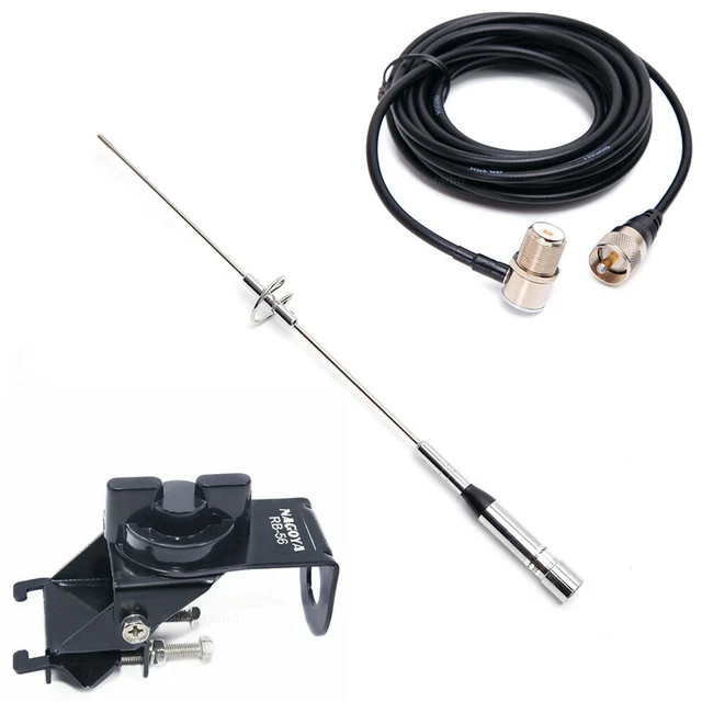 Nagoya NL-770S 144/430 MHz VHF/UHF antenna radio prosciutto dual band cavo base 5M