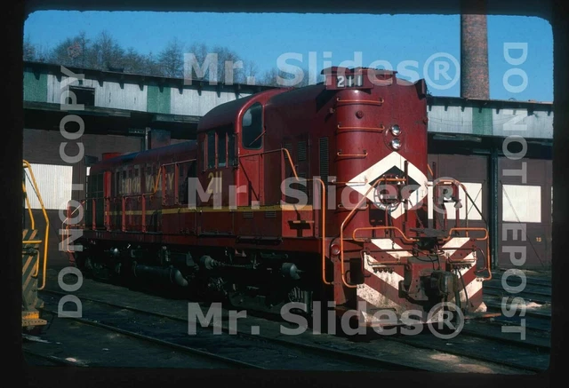 Original Slide LV Lehigh Valley Clean Hi Hood ALCO RS3 211 Bethlehem PA 1975