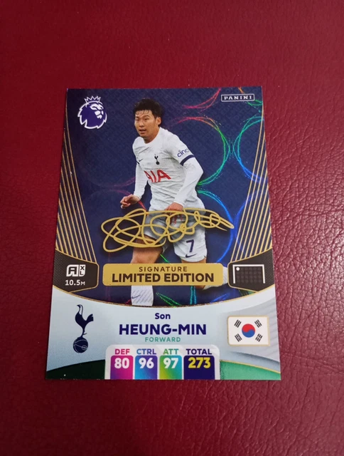 Carte Panini Premier League 2023-2024 Son Heung-Min - Édition Limitée
