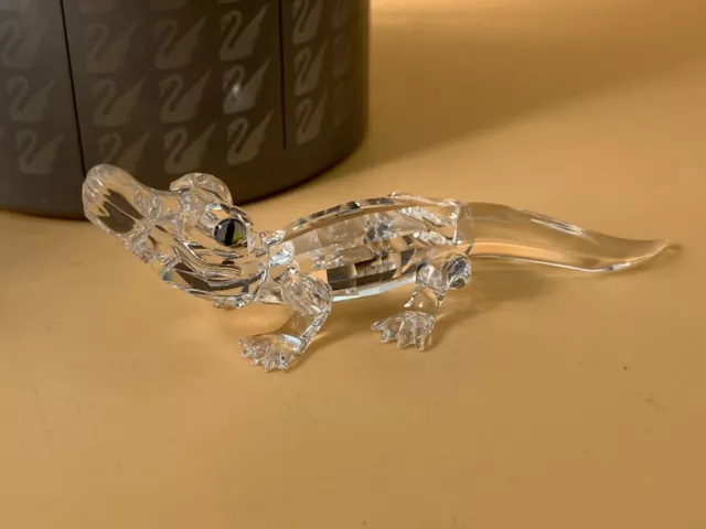 Swarovski Figur 221629 Krokodil 8,5 cm. Ovp und Zertifikat. Top Zustand