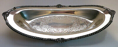 Vintage Victorian Plate, 909 Silver Plated Trinket Tray E.P. Copper, B.M. Mounts