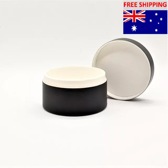 10 pcs Matte Black cardboard lip balm 8mL jar cosmetic container zero waste