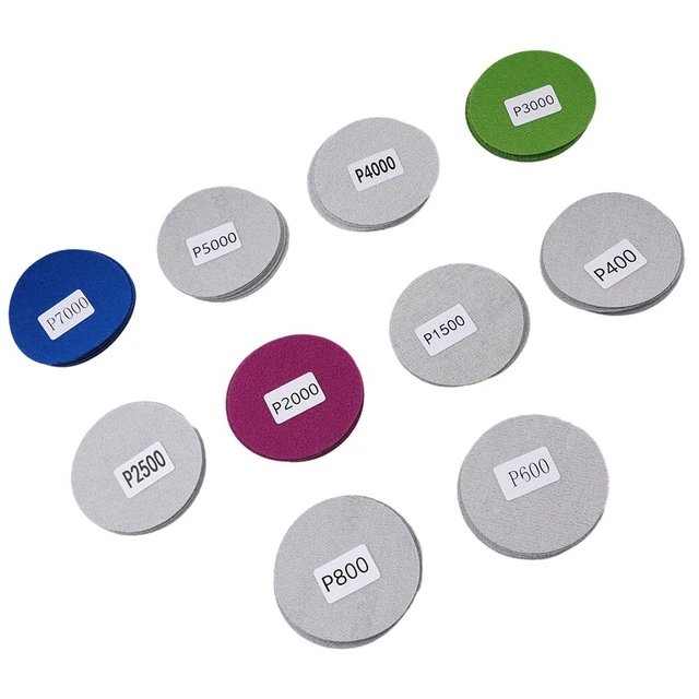 25 Pezzi 125 Mm 5" Carta Vetrata Per Levigatrice Orbitale Wet - Foto 6