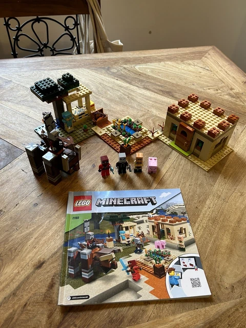 Lego minecraft the illager raid instructions hotsell
