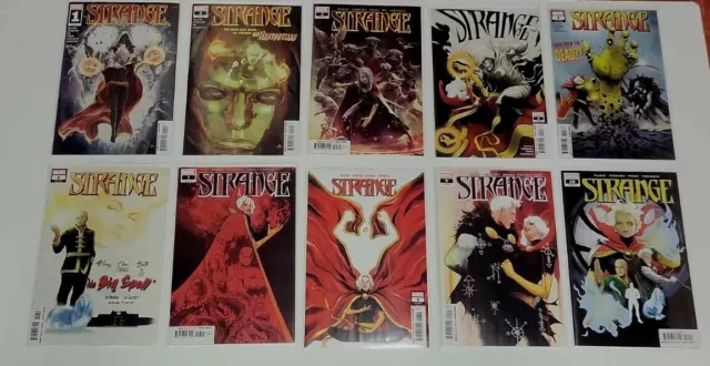 🔑Strange #1-10 (2022/2023) NM/VF Clea COMPLETE Series SET RUN Lot MARVEL COMICS