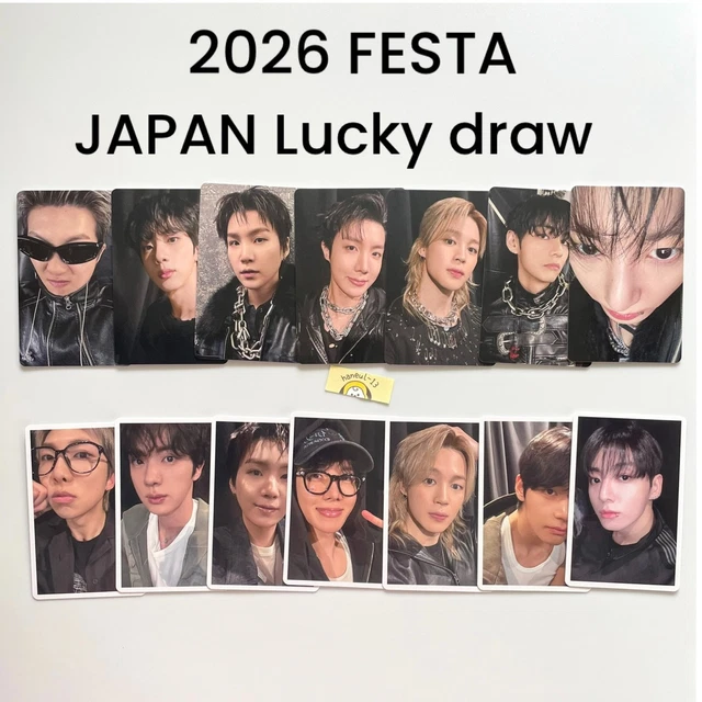 BTS 2026 FESTA Lucky Draw Photocard Weverse Japan UMS Official