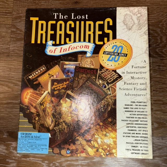 その他 The Lost Treasures of Infocom II Computer Game Museum Display Case - Lost Treasures of