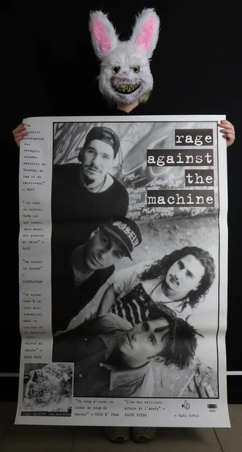 RAGE AGAINST THE MACHINE - Affiche originale 1er album 1992 - Poster 120 x 80cm