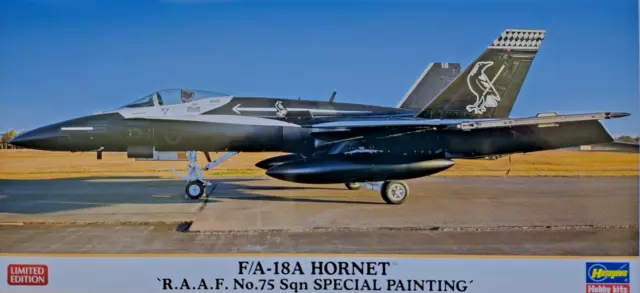 RAAF F/A-18A Hornet "Magpie" A21-18 No. 75 Squadron Plastic 1/72 Scale Model