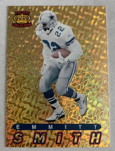 NFL EMMITT SMITH Dallas Cowboys 1994 Pacific Crown Gold Prisms Trading Card #110