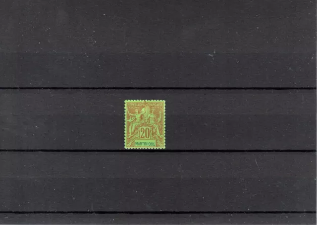 Timbre Martinique France Colonie 1892 N°37 Neuf* Mh