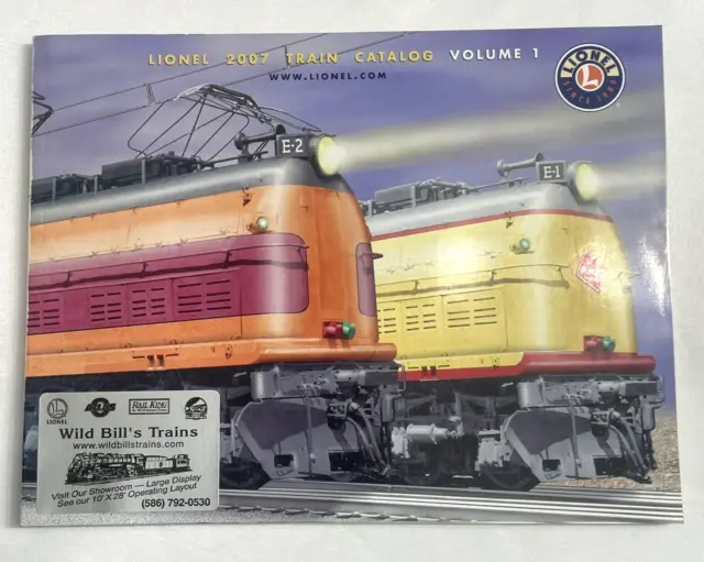 Lionel 2007 Train Catalog Volume 1 Book Free Shipping