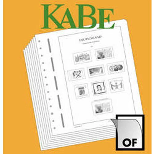 KABE OF-Feuilles préimprimées RFA - Paires horizontales 1959-2020