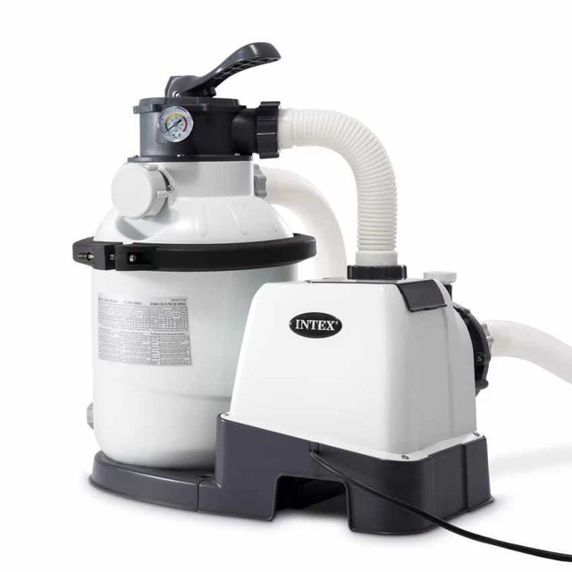 INTEX 26644 KRYSTAL Clear 1200 GPH Above Ground Swimming Pool Sand