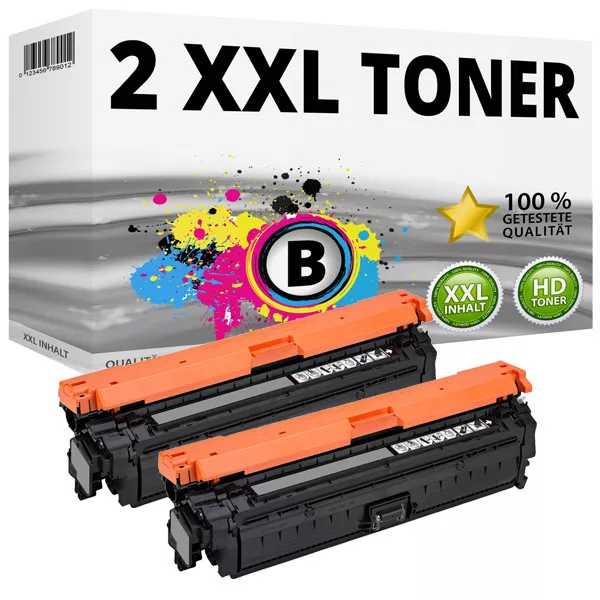 2 TONER KARTUSCHEN CE340A für HP LaserJet Enterprise 700 color M775DN M775Z MFP