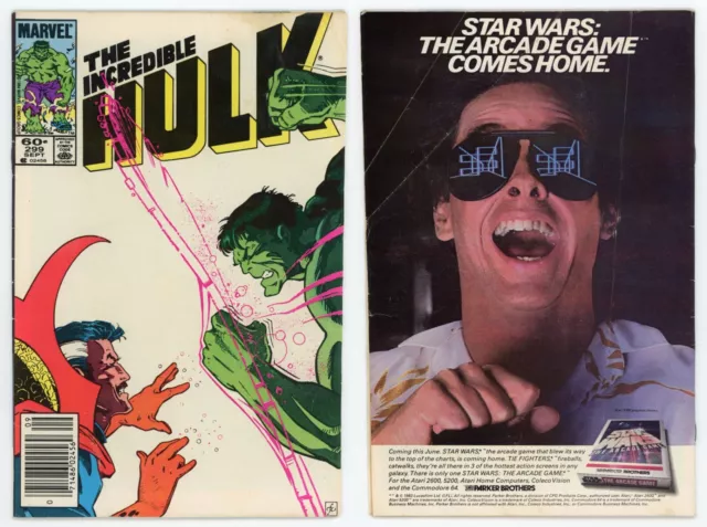 Incredible Hulk #299 (GD/VG 3.0) NEWSSTAND UPC 1st Mindless Hulk KEY 1984 Marvel