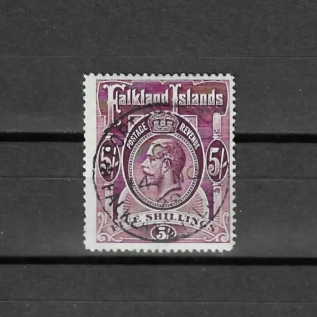 FALKLAND ISLANDS 1912/20 SG 67b USED £160
