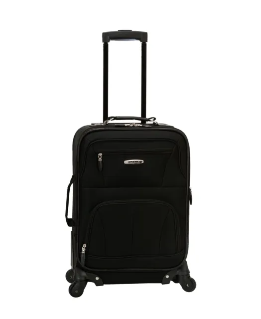 (USA) 19 Softside Spinner Carry On Luggage Expandable TSA-Approved Lightweight