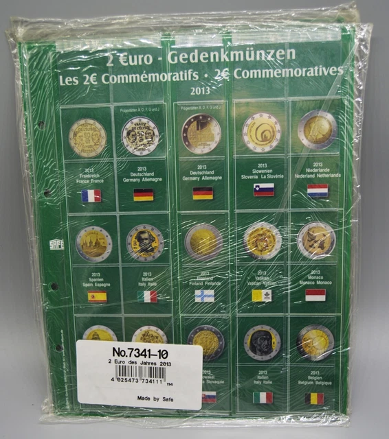 Collection - Les 2 Euros Commémoratives Colorisée