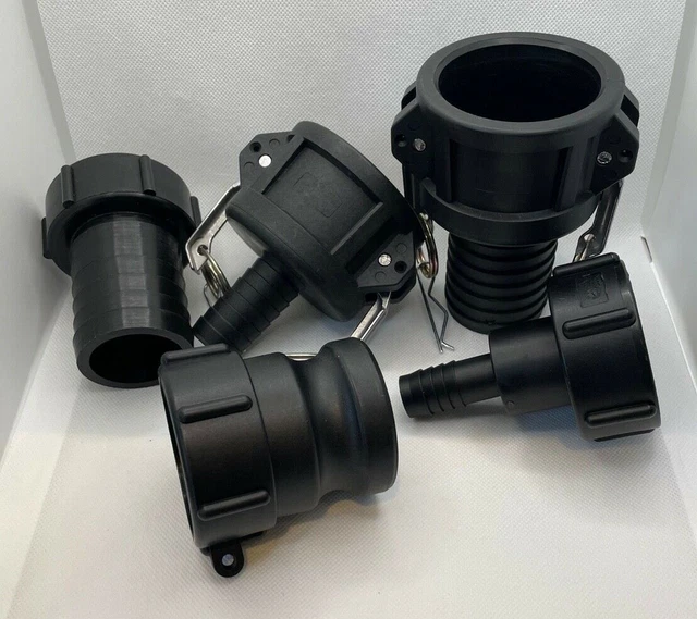 ADAPTER HOSE CONNECTOR Garden IBC Tank 1 * 1 PC 1/2\" 3/4\" 1\" 60 Mm