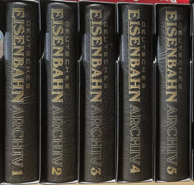 Eisenbahn ARCHIV - Archiv Verlag, 5 Ordner + 2 Leerordner