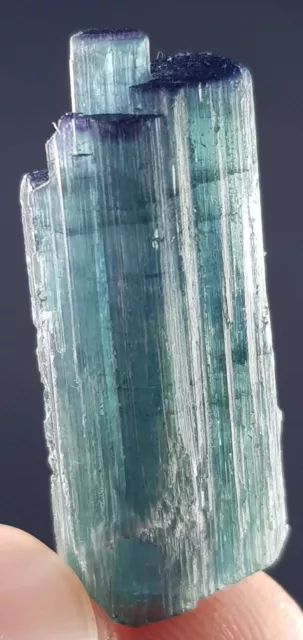 21 Ct Natural Terminated Blue Tourmaline Rough Afghani Crystal