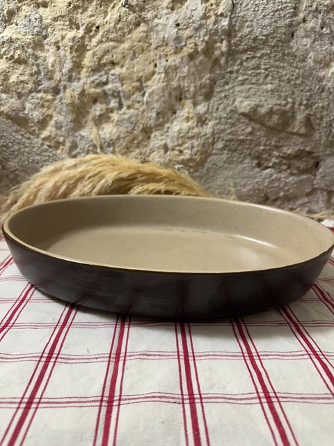 ANCIEN PLAT À gratin en terre cuite cuisine vintage french old cooking