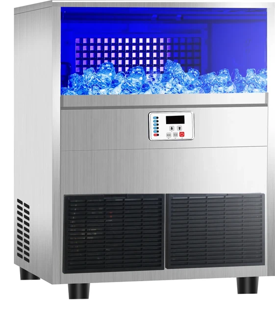Vaseni 108 Trays Commercial Ice Maker Ice Cube Machine 220LBs/24H Undercounter