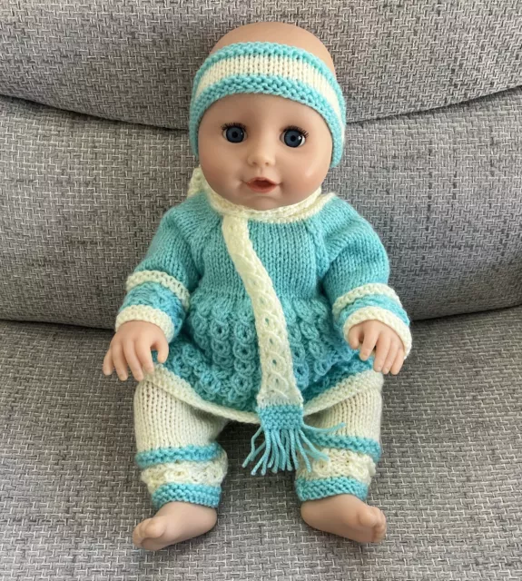 Hand knitted dolls clothes on sale