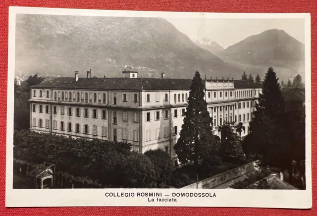 Cartolina - Collegio Rosmini - Domodossola - La Facciata - 1937