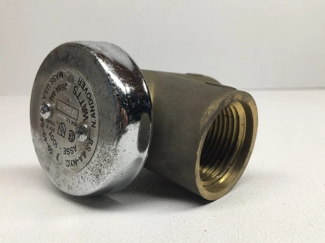 New! Watts 288A Brass Anti-Siphon Vacuum Breaker 1" (#4555)